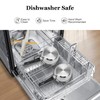 3pcs Stainless Steel Saucepan Set, Kitchen 1QT & 2QT &