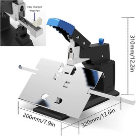 Saddle Stitch Stapler - Heavy Duty Stapler Manual, Saddle Stitch Stapler Binding Machine Saddle, Desktop Stapler with 3000 Staples for Flat & Saddle Stapling, Max. Thickness 6.5mm