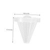 Levemolo Aquarium Fish Feeder Suction Cup 10 Pack Red Worm