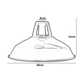 LEDSone Vintage Industrial Pendant Lights Metal Lamp Shades in a Retro Modern Style Antique Shades for Ceiling Lights Lampshades for Lights in Bedroom Kitchen and Bathroom (Barn-Blue)