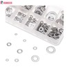 Ronoza Flat Washers 304 Stainless Steel, 360 Pieces Washers 8