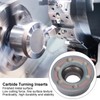 10Pcs Carbide Turning Inserts Coated Blade CNC Lathe Tool Holder