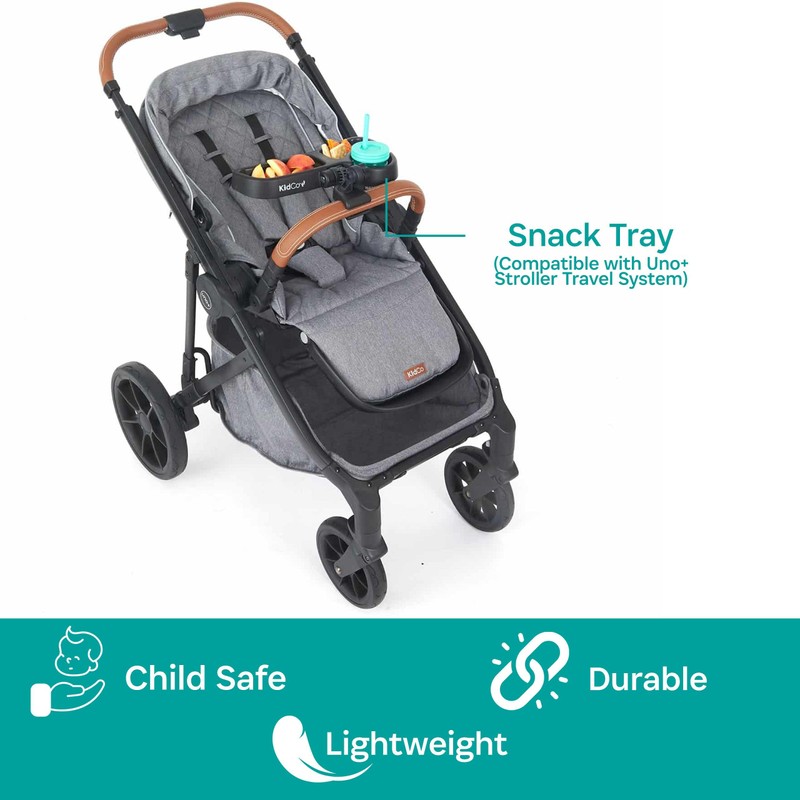 KidCo Uno+ Snack Tray, Compatible with Uno+ Stroller Travel System
