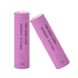 AFSONGOO 2 Pack 3.7 Volt 18650 Rechargeable Battery 3000mAh 18650 Li-ion Battery for Flashlights, Headlamps, Doorbells, RC Cars (Pink) (Flat Top)