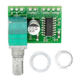DollaTek Super Small 3W + 3W DC 5V Audio Amplifier Handy Digital Amplifier Module Board Dual Channel PAM8403 Stereo Amplifier with Potentiometer for DIY Portable Speaker Headphones