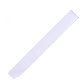 DJDZ DJDZ 4 Pack White Blank (Plain) Satin Sash Party Accessory for Party,Wedding Decorations and DIY - Design Your Own Sash (White)