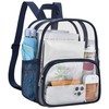 USPECLARE Clear Backpack for Stadium Events Small Clear Backpack 11.5x9.5x6