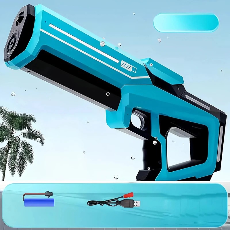 Electric Water Gun for Summer Outdoor Play – Rechargeable Automatic