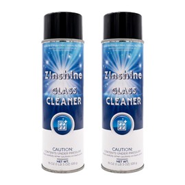 Zinshine Glass Cleaner Spray For Window and Mirror, 2PCS Streak Free Glass Cleaner, No Ammonia, 19oz