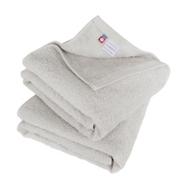Oruta Bath Towel, Imabari Certified, Natural, Set of 2, Made in Japan, 25.6 x 47.2 inches (65 x 120 cm), Thin, Water Absorbent, Quick Drying, Room Drying, 100% Cotton (Gray)