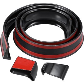 4.93Ft Car Wheel Arch Trim,Fender Flares Arches Wing Expander Car Wheel Eyebrow Anti-Collision Strip for Pickup SUV Car Fender Flare Edge Trim (4.5CM) Black
