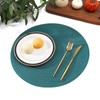 SHACOS Round Placemats Set of 4 Woven Braided Table Placemats