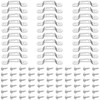 30 PCS Picture Hanging Plate,Keyhole Hangers with Screws,Pegs for Photo