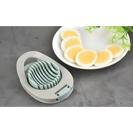 2pcs Egg Slicer for Boiled Eggs, Kiwifruit Strawberry Cutter with Stainless Steel Wire