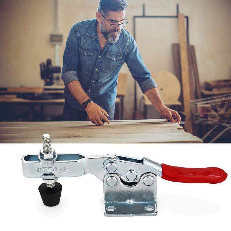 EXLECO GH-201-B Quick Release Clamp Metal Horizontal Toggle Clamp Hand