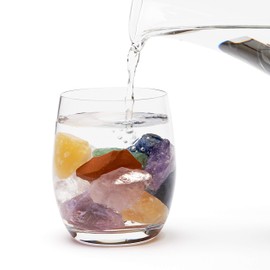 Large Water Stone Mix | 100% Natural Stones | Healing Stones Set with the 7 most popular Natural Stones | 300 g Precious stones for Drinking Water | Premium Water Stones for Water Treatment