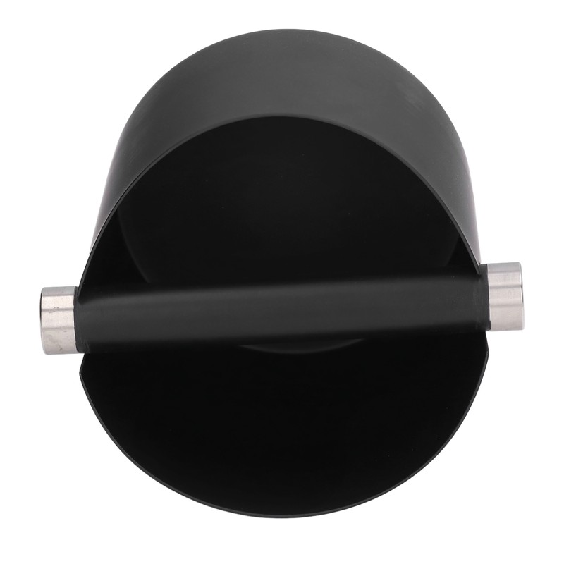 Coffee Grounds Bucket Stainless Steel Rubber Coffee Dump Bin for