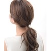 VINGTAINE H-985-CAFF Bijou Classical Hair Elastic Pony Hook Cuff Hook