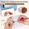 Amorloop Crochet Kit for Beginners – Easy-to-See Stitches Yarn, Pre-Started