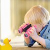 Toy Binoculars for Kids, with Magnifying Glass & Whistle Compass,