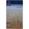7.5 watt 120 volt CA5 Candelabra E12 Base Clear Decor