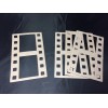 Filmstrip Photo Frames 4 Chipboard Die Cuts Enbellishments Scrapbooking Crafts