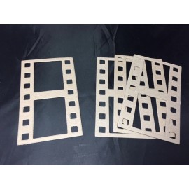 Filmstrip Photo Frames 4 Chipboard Die Cuts Enbellishments Scrapbooking Crafts