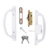 DECEBALUS Offset Position Keyed Sliding Patio Door Handleset with Mortise