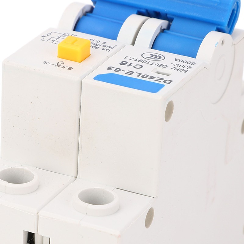 Miniature Circuit Breaker 1P Plus N Rail Mounting Double Handle