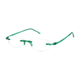 Scojo New York Gels Reading Glasses - Stylish & Durable Readers for Men & Women - For Everyday Use, Kelly Green, 2.5x