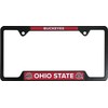 Black Metal License Plate Frame - Second Generation - Mascot