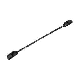 Hat Clip Sailing,Cap Retainer Hat Clip 3pcs Hat Retainer Clip Keeper Holder Windproof Retainer Strap Coiled Cord for Boating Fishing,Sailing,Golf,Black,Small