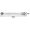 TONE RM75A-0810 75 Degree Double-ended Ratchet Glasses Wrench (Deep Hole