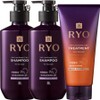 ryo [Ryeo] Jayang Yunmo Hair Loss Symptom Care Shampoo + Treatment Set, Oily Scalp Shampoo x2 + Root Strengthening Treatment, 1, 400ml / [려] 자양윤모 탈모증상케어 샴푸 + 트리트먼트 세트, 지성두피샴푸x2개 + 모근강화 트리트먼트, 1개, 400ml