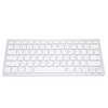 Wireless Keyboard English Thai Bilingual Portable Stylish Ultra Thin Silver