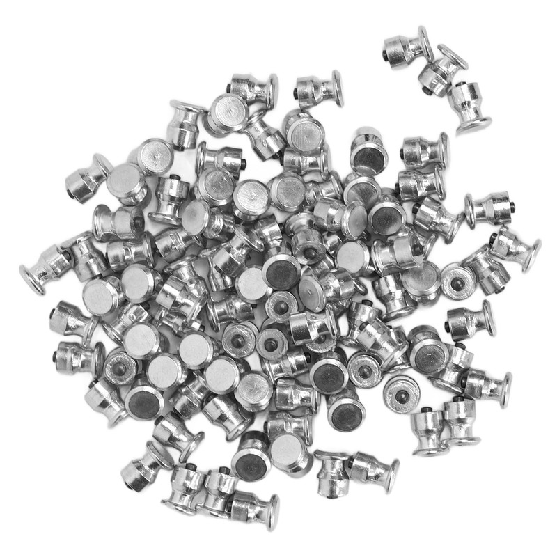 100Pcs Silver Car Tire Studs Anti Slip Stable Wear Proof