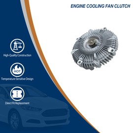 Torquizo Engine Cooling Fan Clutch for 1998-2004 Nissan Frontier, 1994-2004 Nissan Pickup with L4 2.4L, 2.6L, 2.8L Engines -OE# 19190158 2108286G00