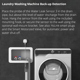 YoLink Water Level Monitoring Sensor, Well Water Level, Water Tank Fish Tank Water Monitor with Built-in Siren Up to 105dB, Compatible with Alexa and IFTTT - YoLink Hub Included