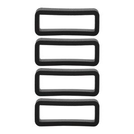 Correas de Repuesto de Goma para Reloj, Retenedor de Correa para Reloj, Cajas de Joyería Anillos de Cierre de Repuesto, 4 Piezas Correa de Reloj de Silicona de Repuesto para Correa de Reloj(20 mm)