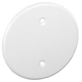 Garvin Industries White Ceiling Blank-Up Covers 5 Inch Diameter 1/4 Inch Edge Taper
