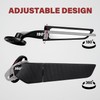 Angle Wing Rearview Mirror, Racing Motorcycle Adjustable Side Rear View