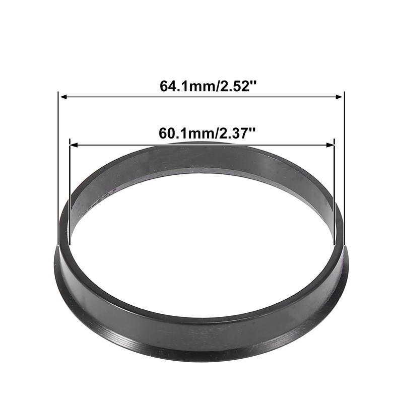 X AUTOHAUX Hub Ring 66.1mm/64.1mm Wheel Hub Ring Hub Centric