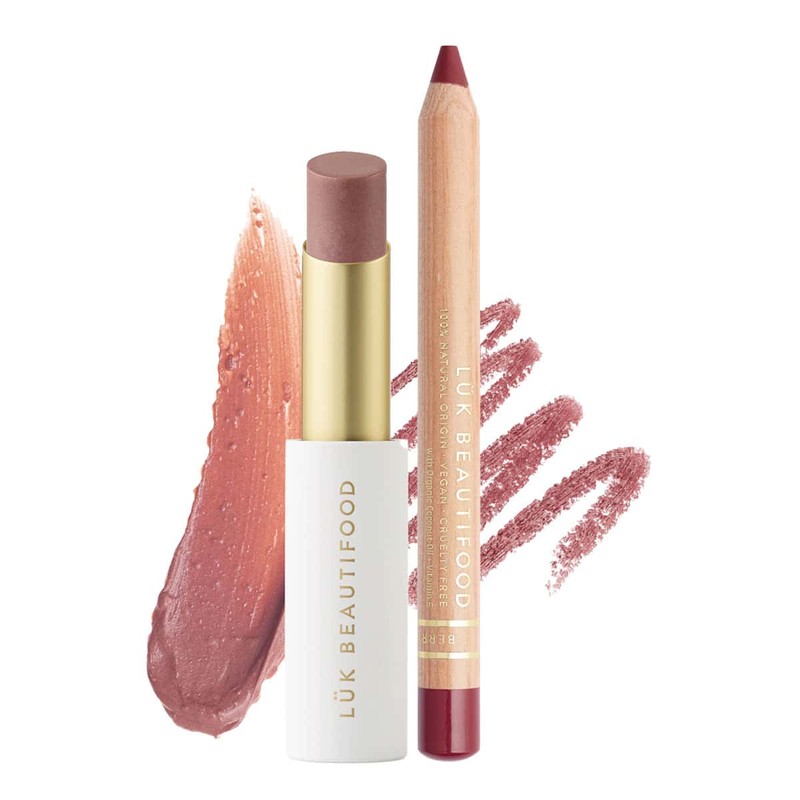 Luk Beautifood Recipe of a Lipstick - Nude Berry Duo,