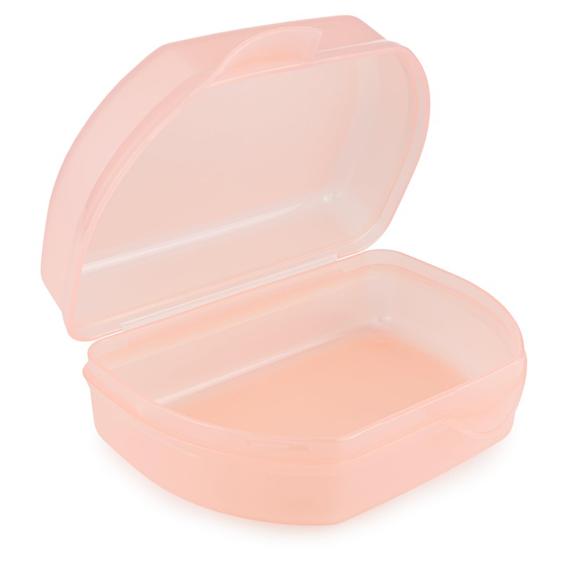 Tupperware To Go Snacky Pink Bread Box Nursery Lunch Sandwich