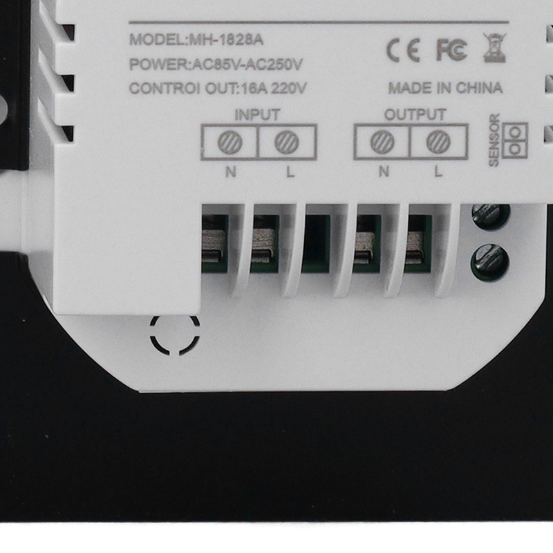 Electric Underfloor Heating Thermostat LED Display High Accuracy Anti False
