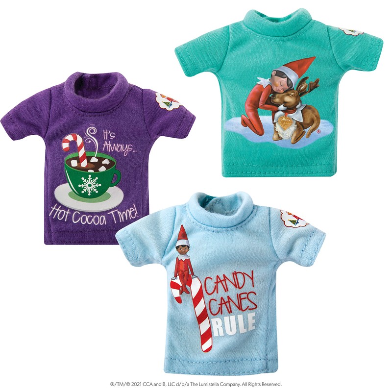 Elf on The Shelf Claus Couture Sweet Tees Multipack