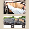 4Pcs Car Curtains Car Side Window Sunshade Curtain Magnetic Rail