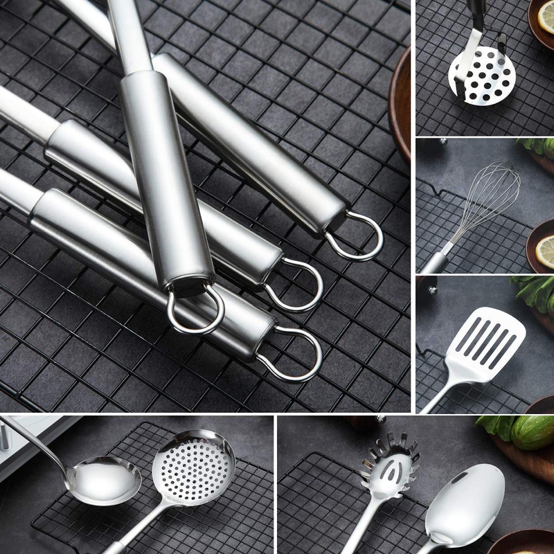 Berglander Cooking Utensil Set 13 Piece Stainless Steel Kitchen Tool