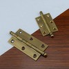 4Pack Decorative Antique Brass Kitchen Cabinet Hinges Bronze Furniture Cupboard