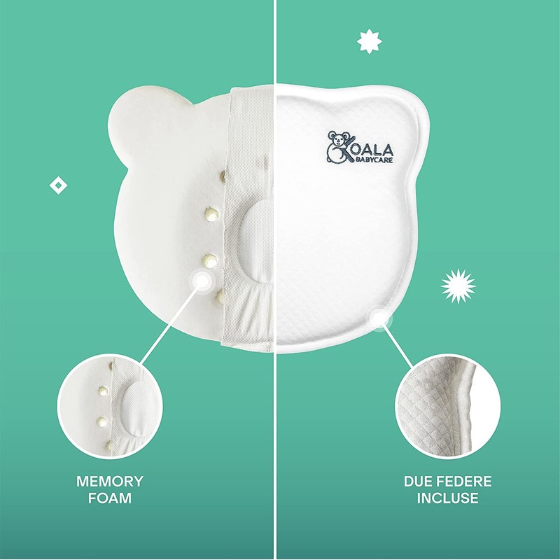 Orthopaedic Baby Pillow It Prevent Plagiocephaly - Koala Babycare® -
